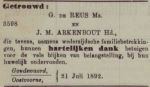 Reus de Gerrit 1848-1921 + echtgenote NBC 24-07-1892 (getrouwd).jpg